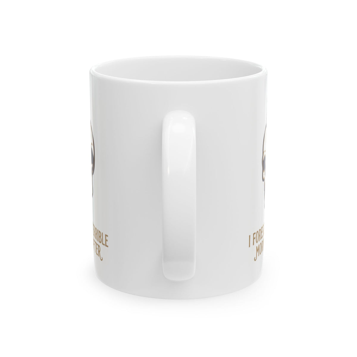 "I Foresee A Terrible Morning After" White Ceramic Mug — Graphic