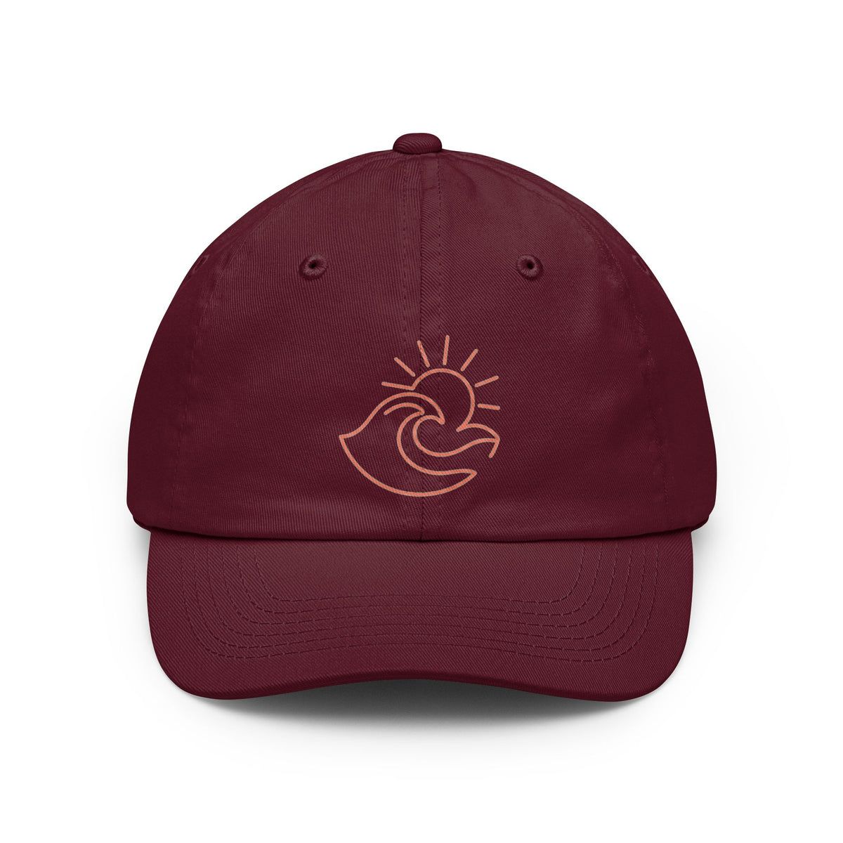 Color: Maroon | Sun Dad Hat