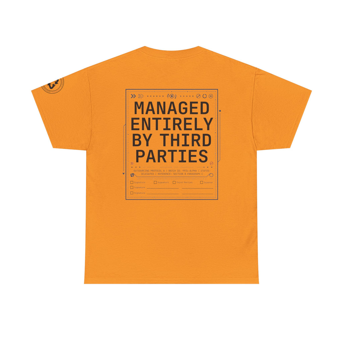 Color: Tennessee Orange | Managed Entirely By Third Parties Premium Graphic Tee