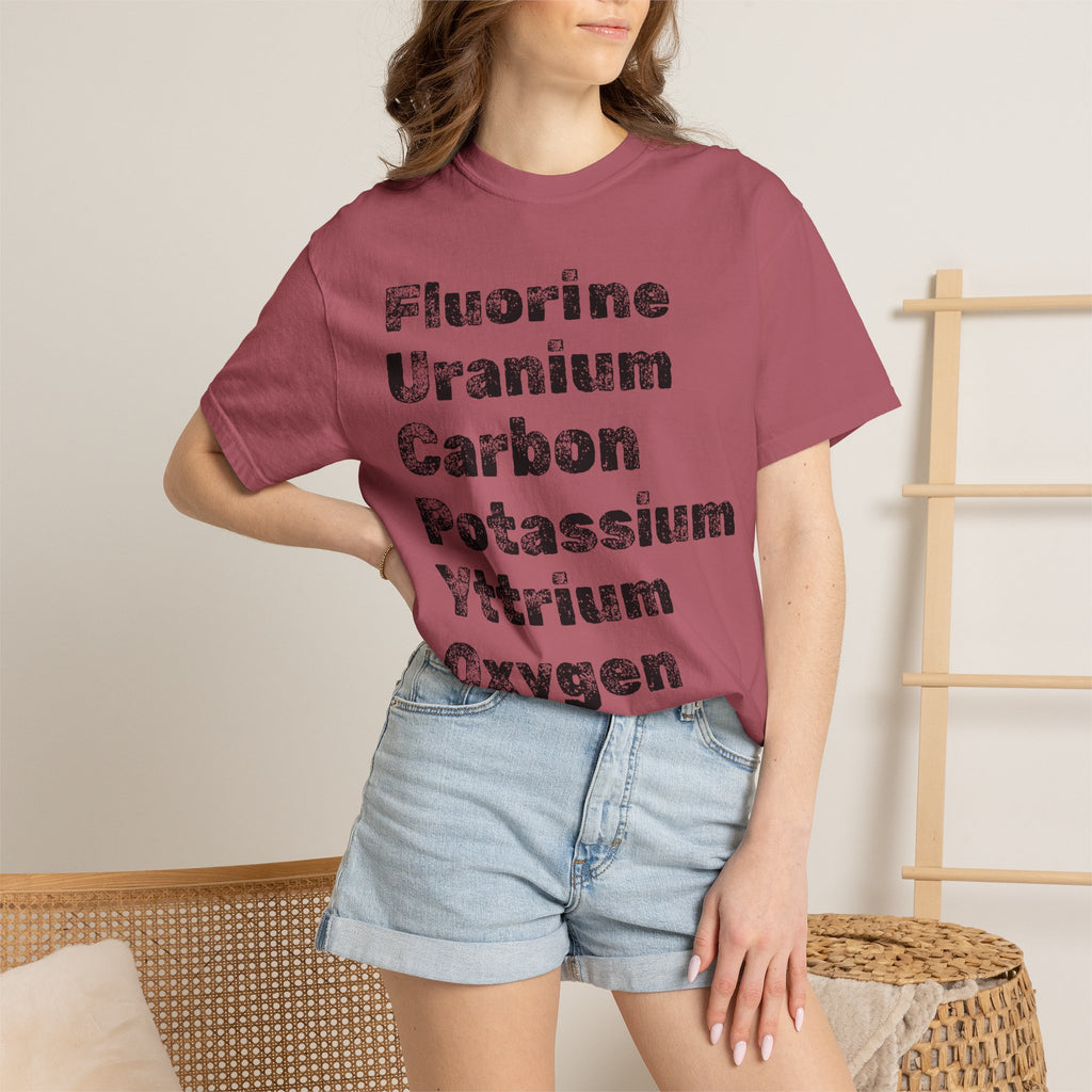 "Periodic Salt" Unisex Garment-Dyed T-shirt