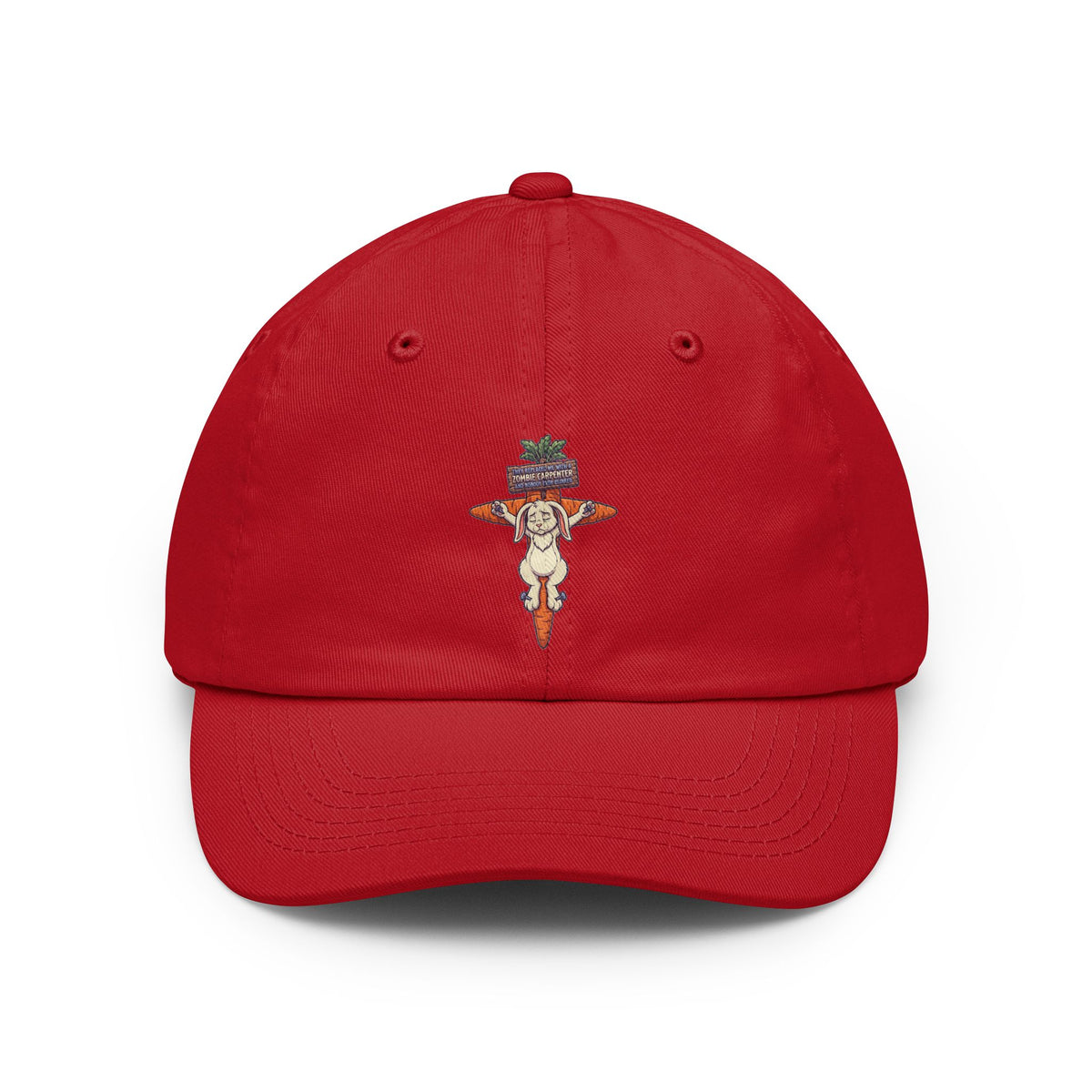 Color: Red | Zombie Carpenter Dad Hat