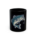 "Never Leave A Good Hole" Black Ceramic Mug — Graphic