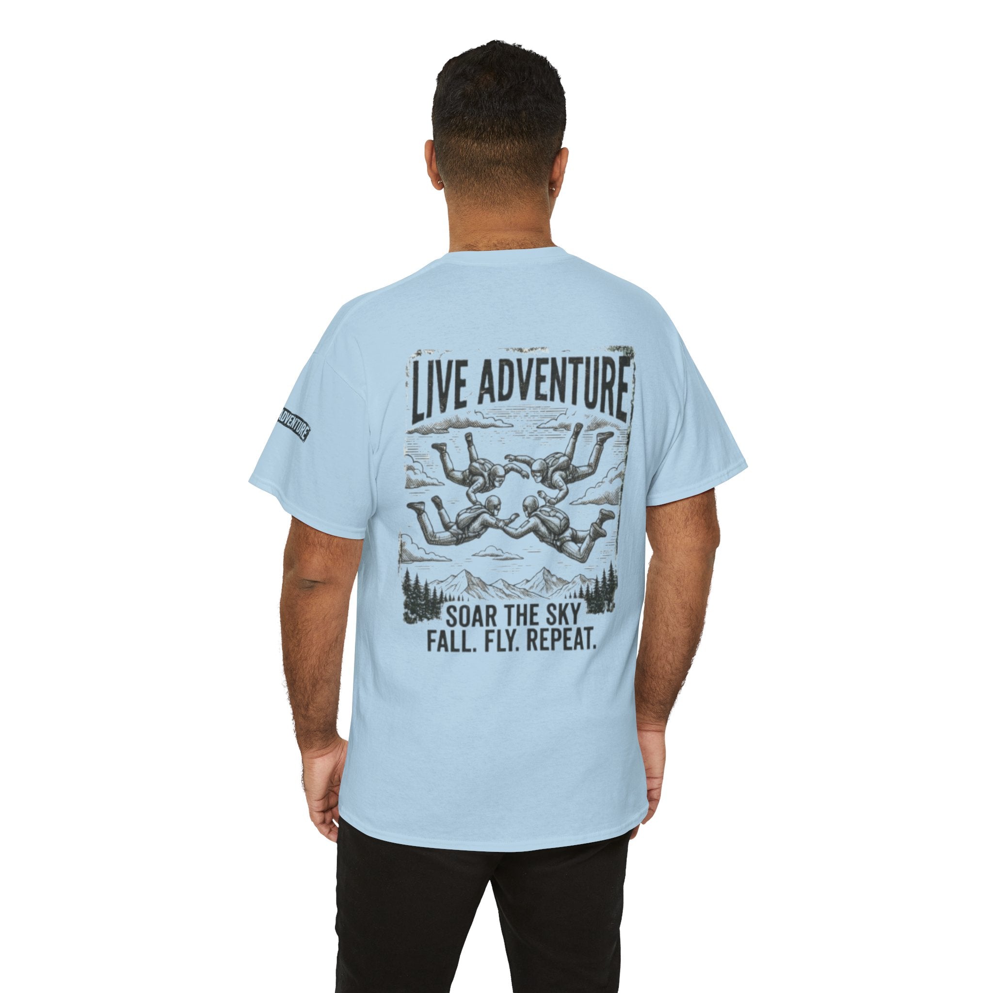"Live Adventure - Skydive" Premium Graphic Tee