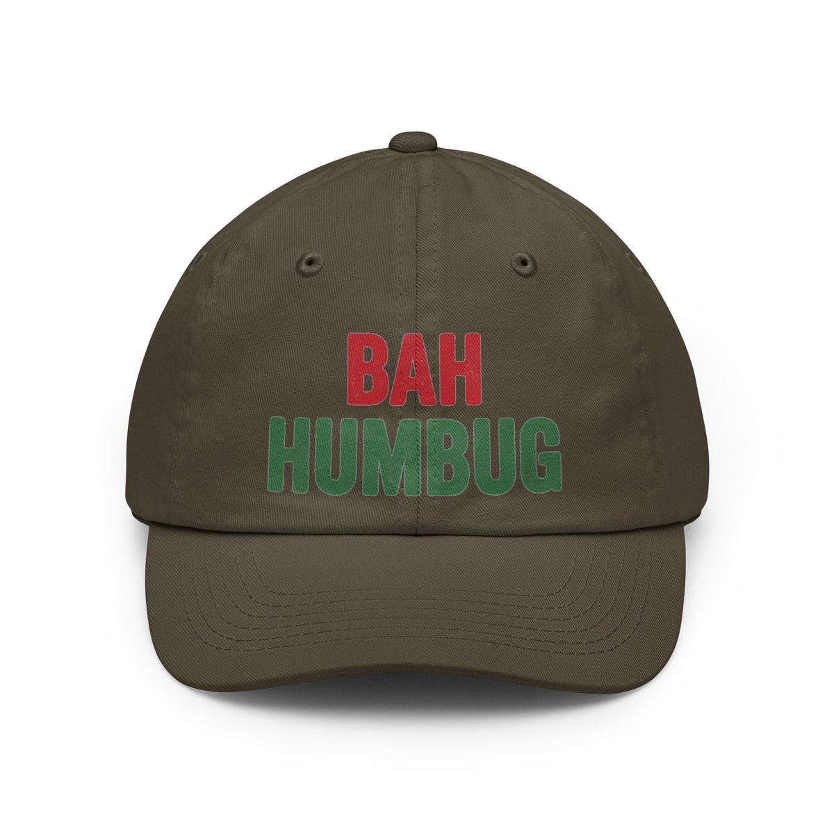 Color: Olive | Bah Humburg Dad Hat — Graphic