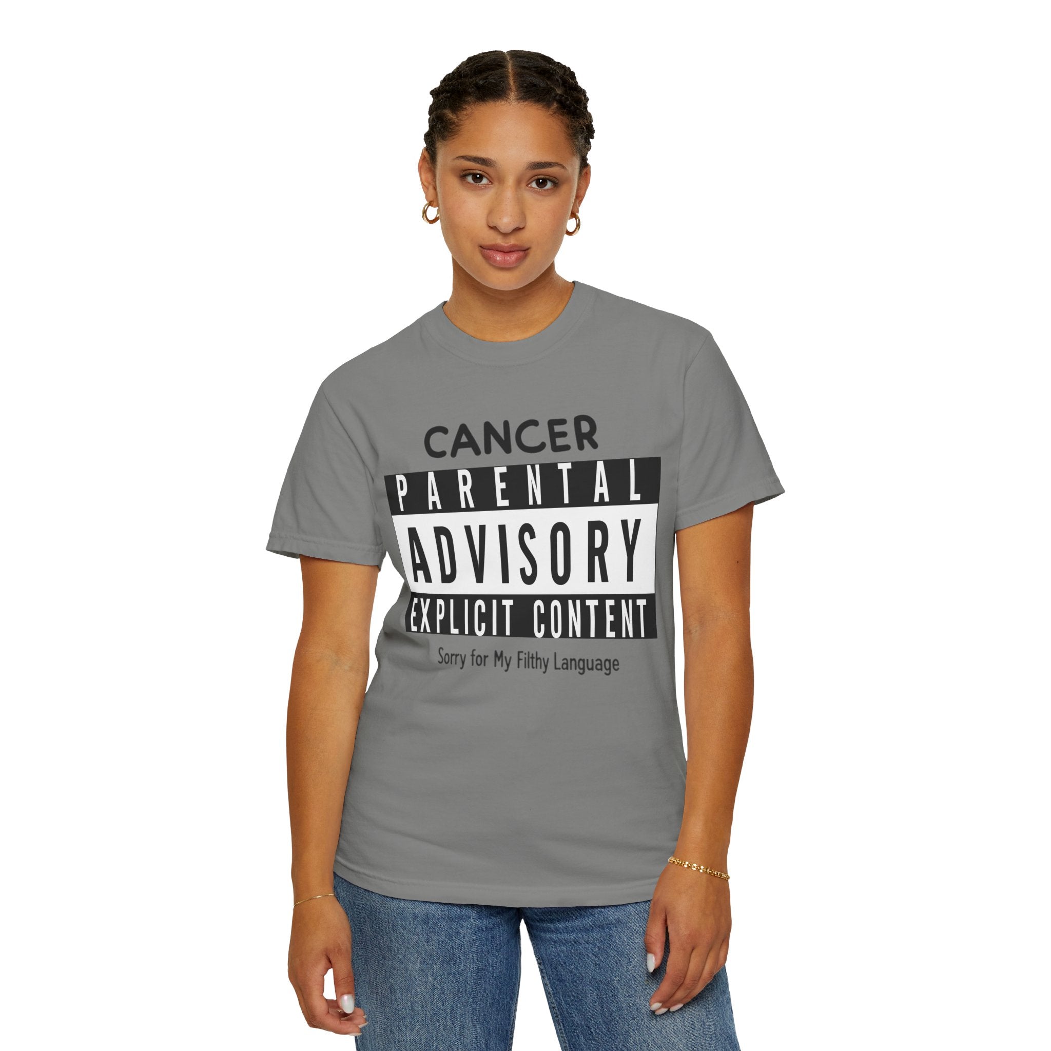 "Sorry For My Filthy Language" Unisex Garment-Dyed T-shirt