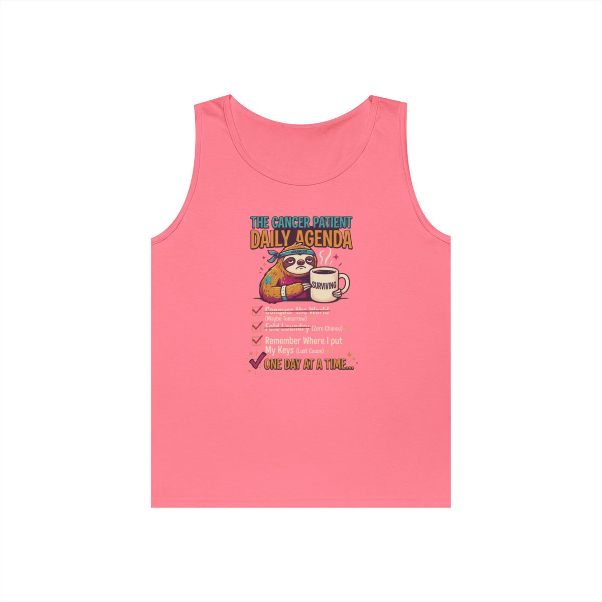 "Cancer One Day At A Time" Tank Top