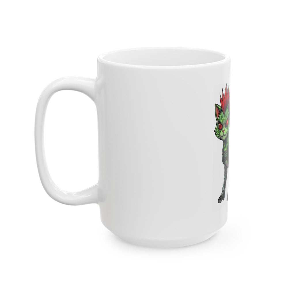 "Boots" White Ceramic Mug