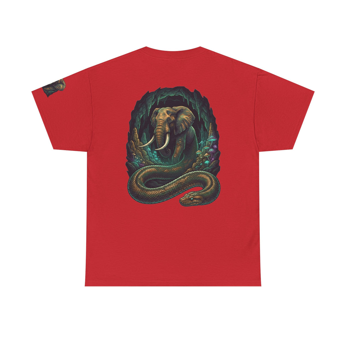 Color: Red | Grootslang (South African Mythology) Premium Graphic Tee
