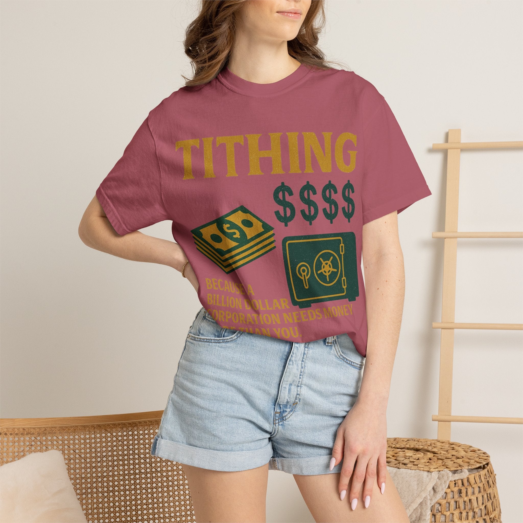 "Corporate Charity" Unisex Garment-Dyed T-shirt