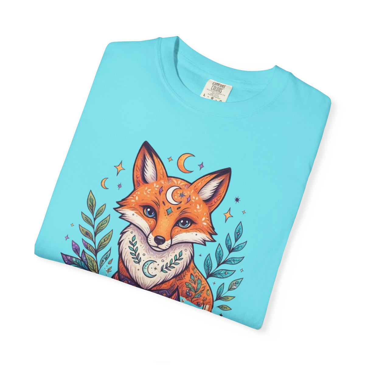 "Hippy Fox" Unisex Garment-Dyed Tee