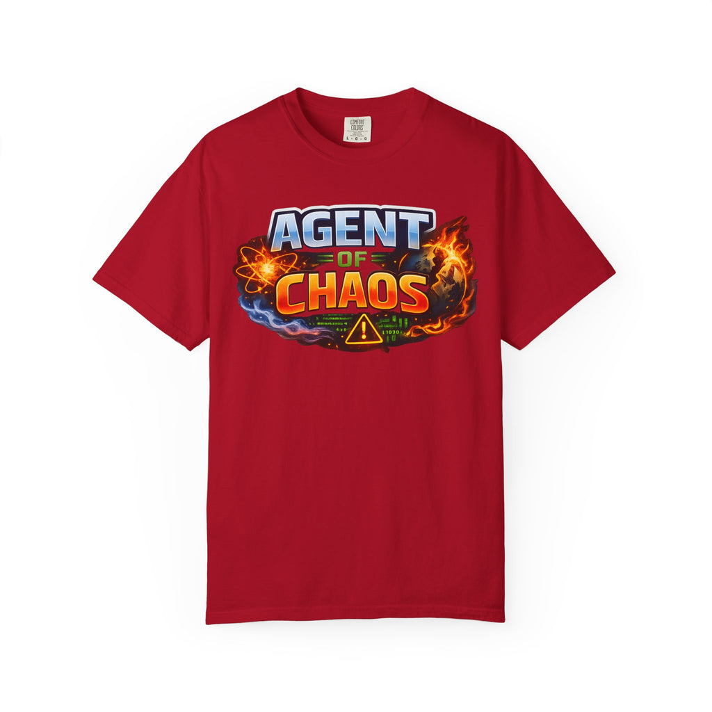 "Agent of Chaos" Unisex Garment-Dyed Tee