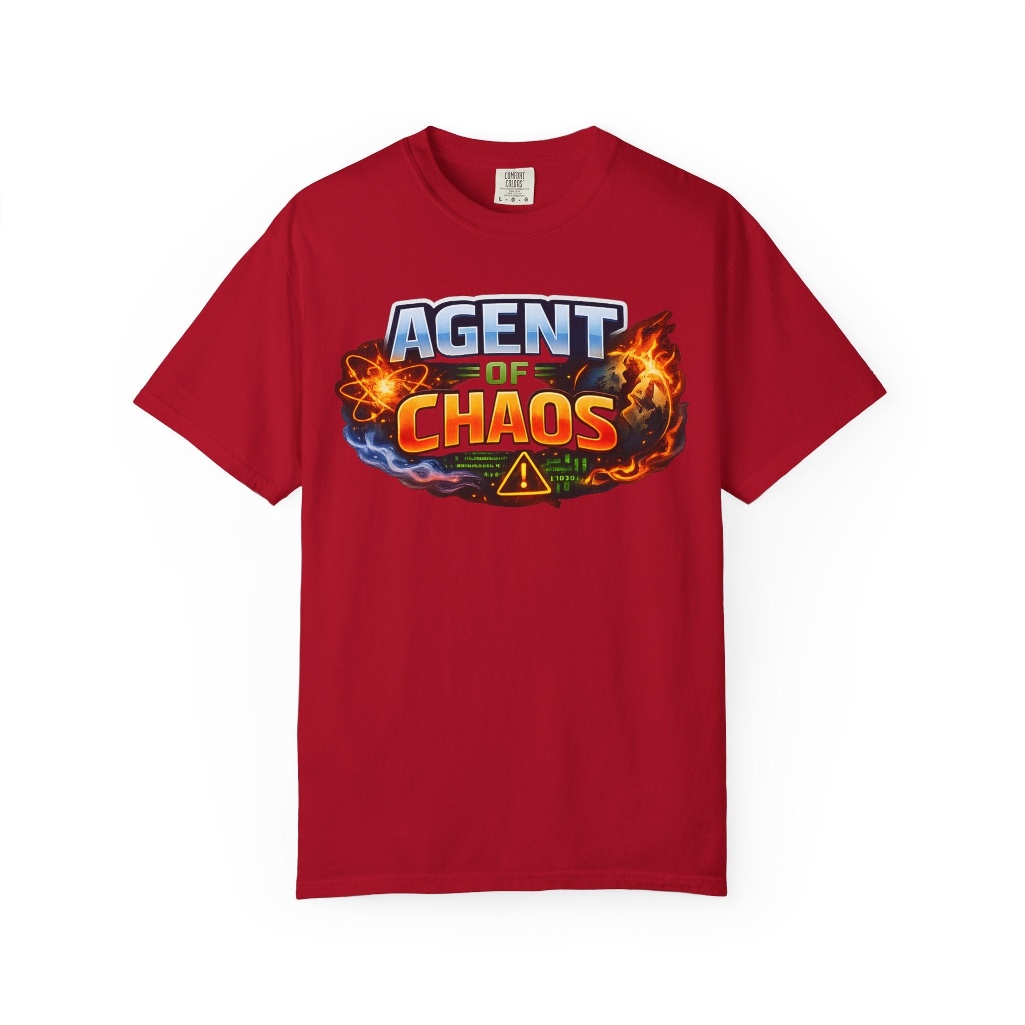 "Agent of Chaos" Unisex Garment-Dyed Tee