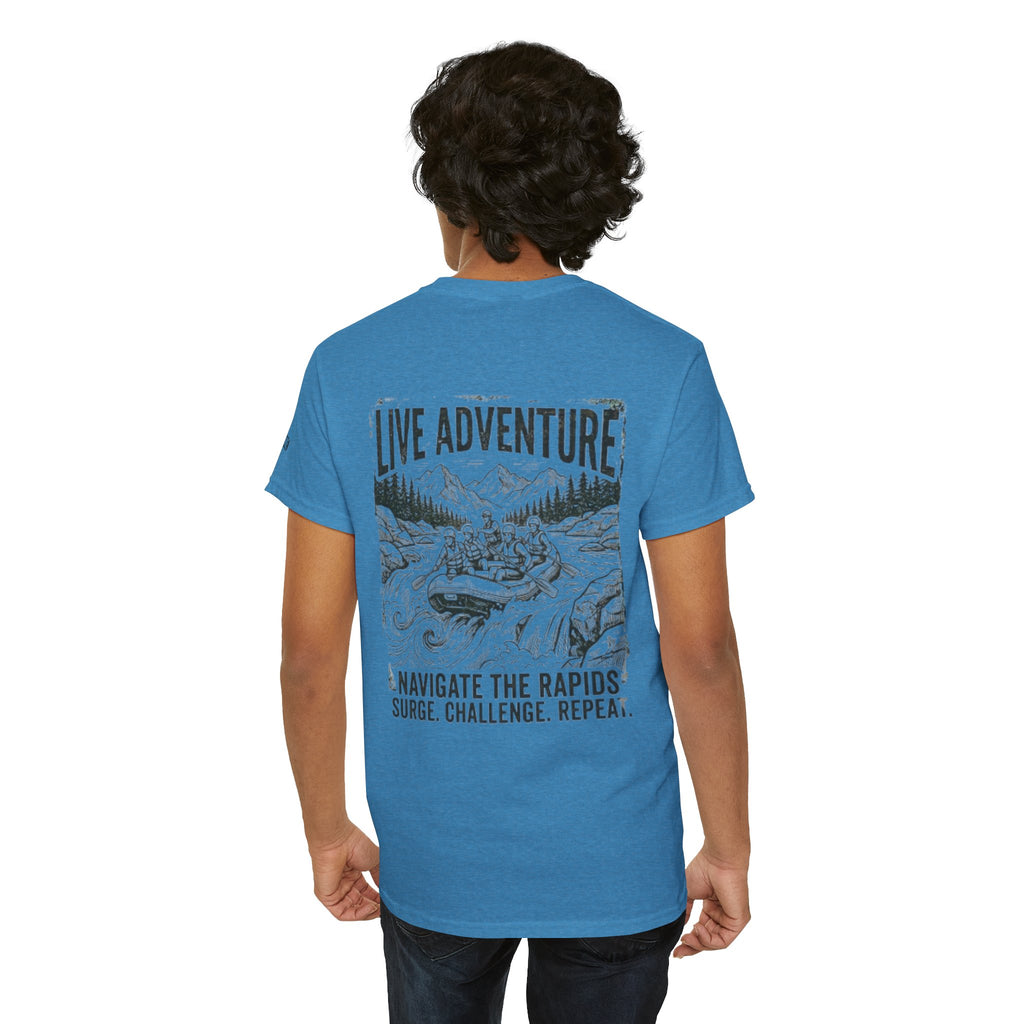 "Live Adventure - Rafting" Premium Graphic Tee