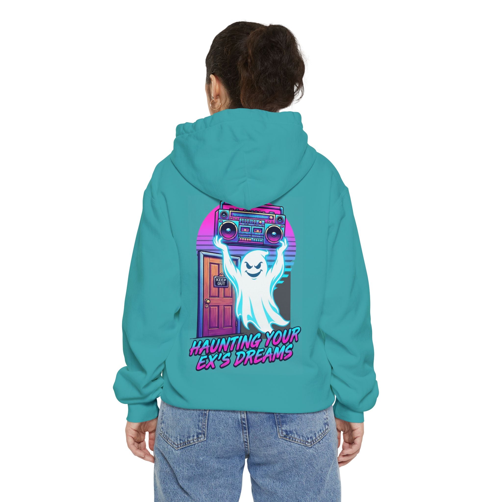 "Haunting Your Ex's Dreams" Garment-Dyed Hoodie
