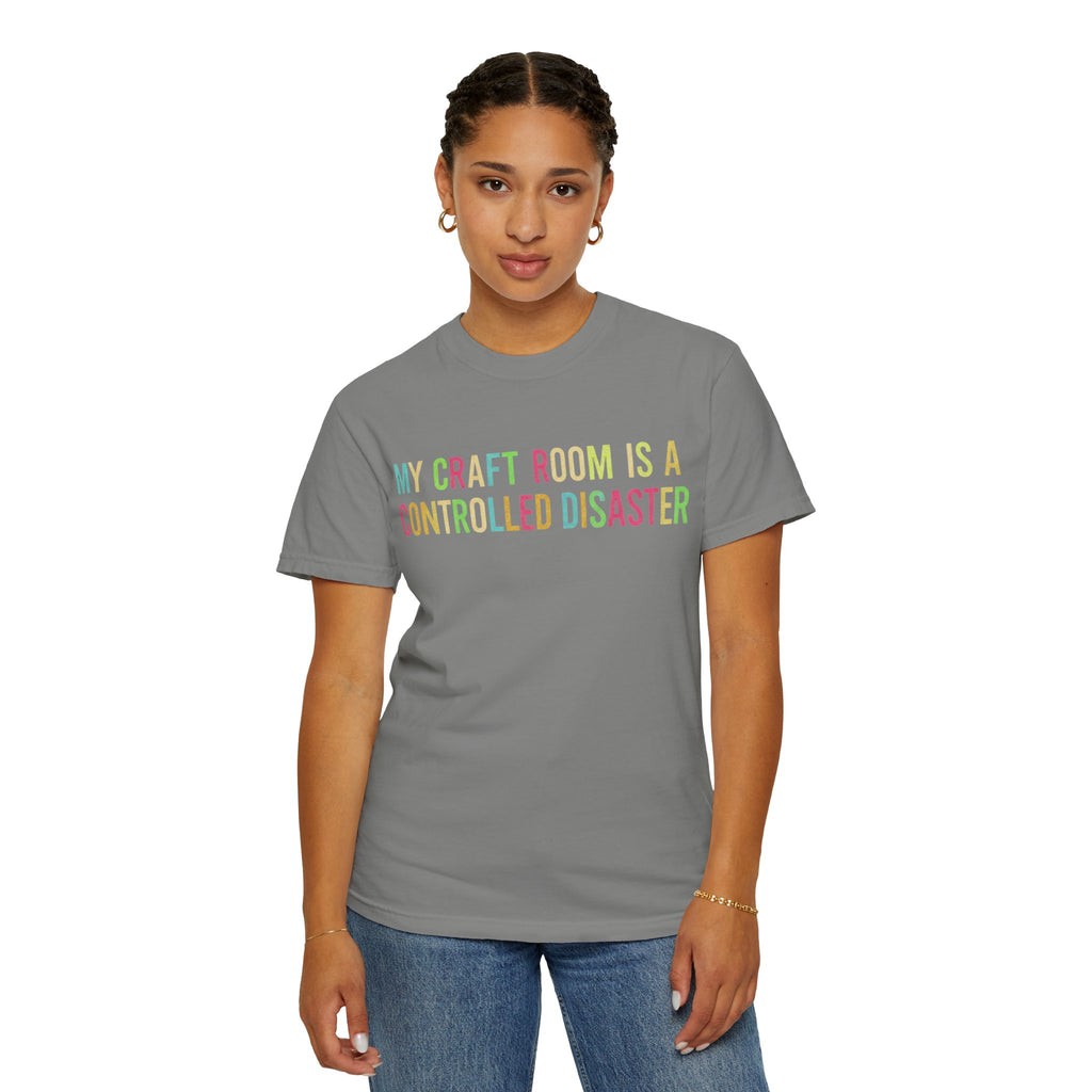 "Craft Room" Unisex Garment-Dyed T-shirt