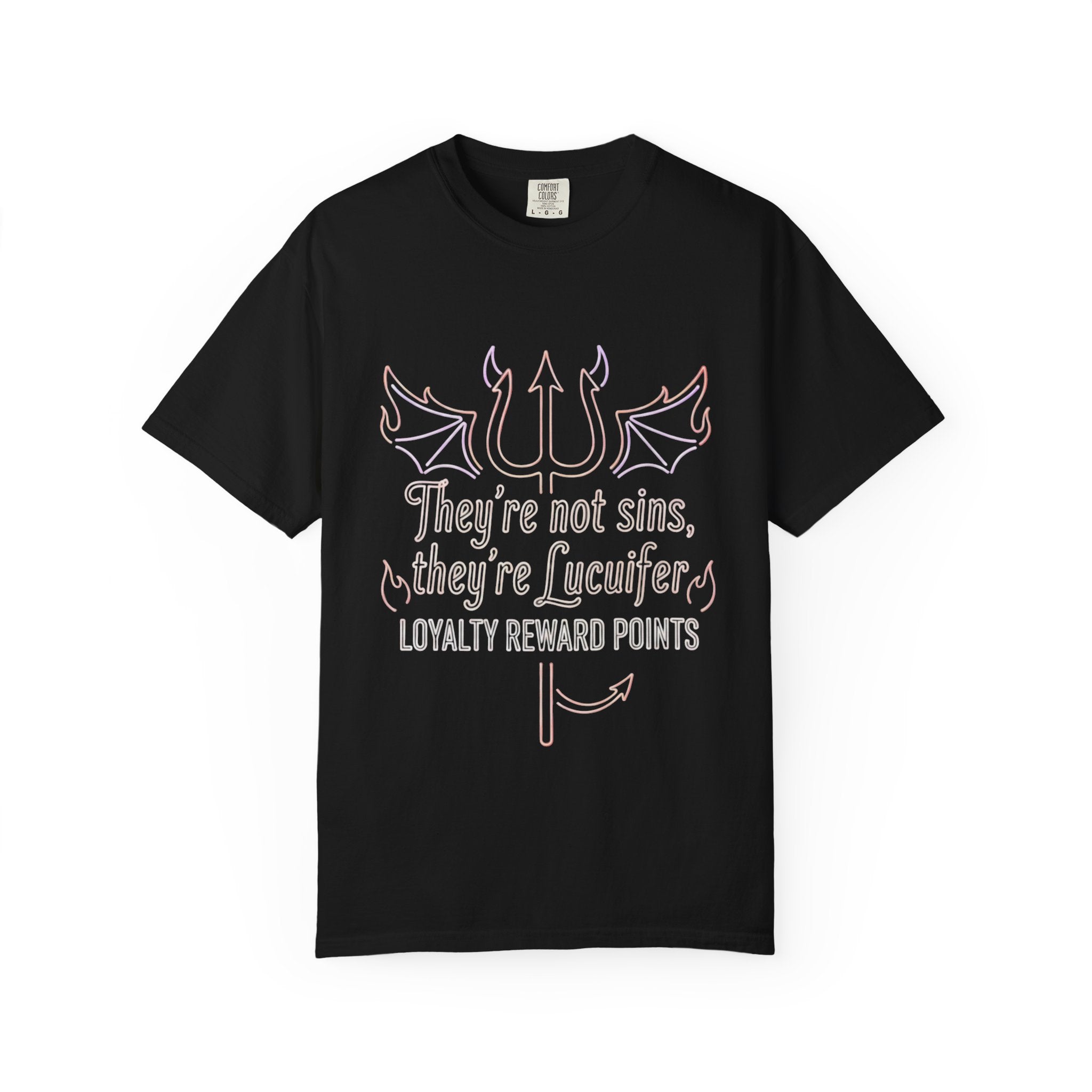 "Infernal Rewards Program" Unisex Garment-Dyed T-shirt
