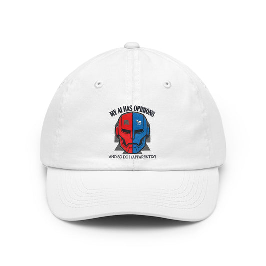 Color: White | My AI Has Opinions Dad Hat