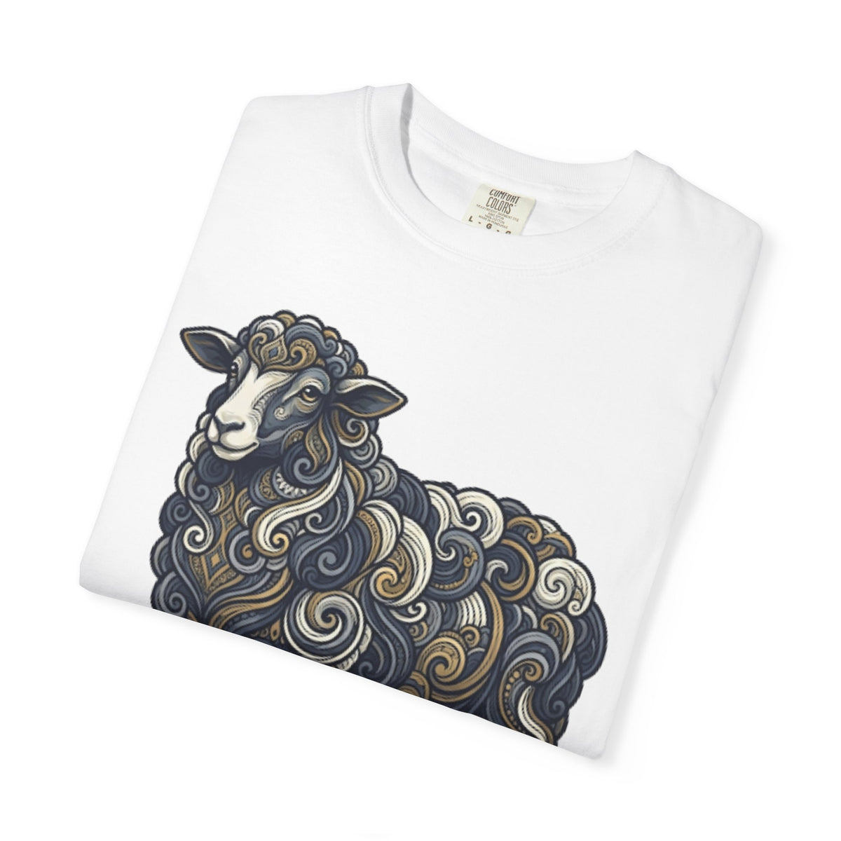 Barnyard Sheep Unisex Garment-Dyed Tee