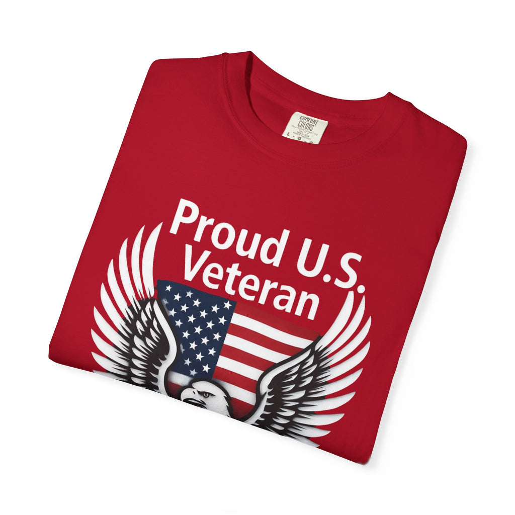 "Proud Veteran" Unisex Garment-Dyed T-shirt