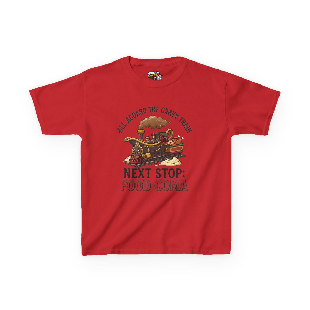 "Next Stop Food Coma" Kids Tee