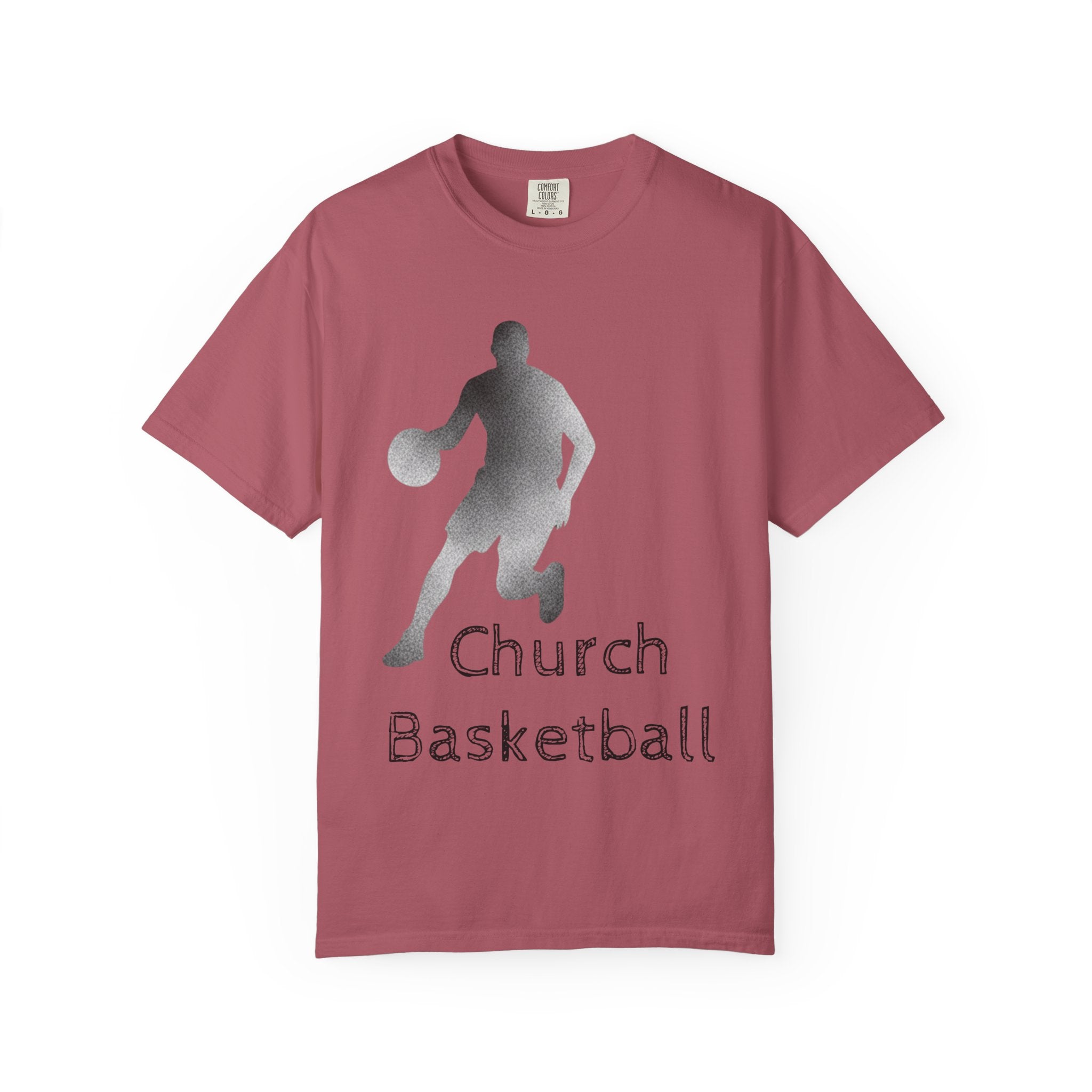 "Church Basketball: High Court" Unisex Garment-Dyed T-shirt
