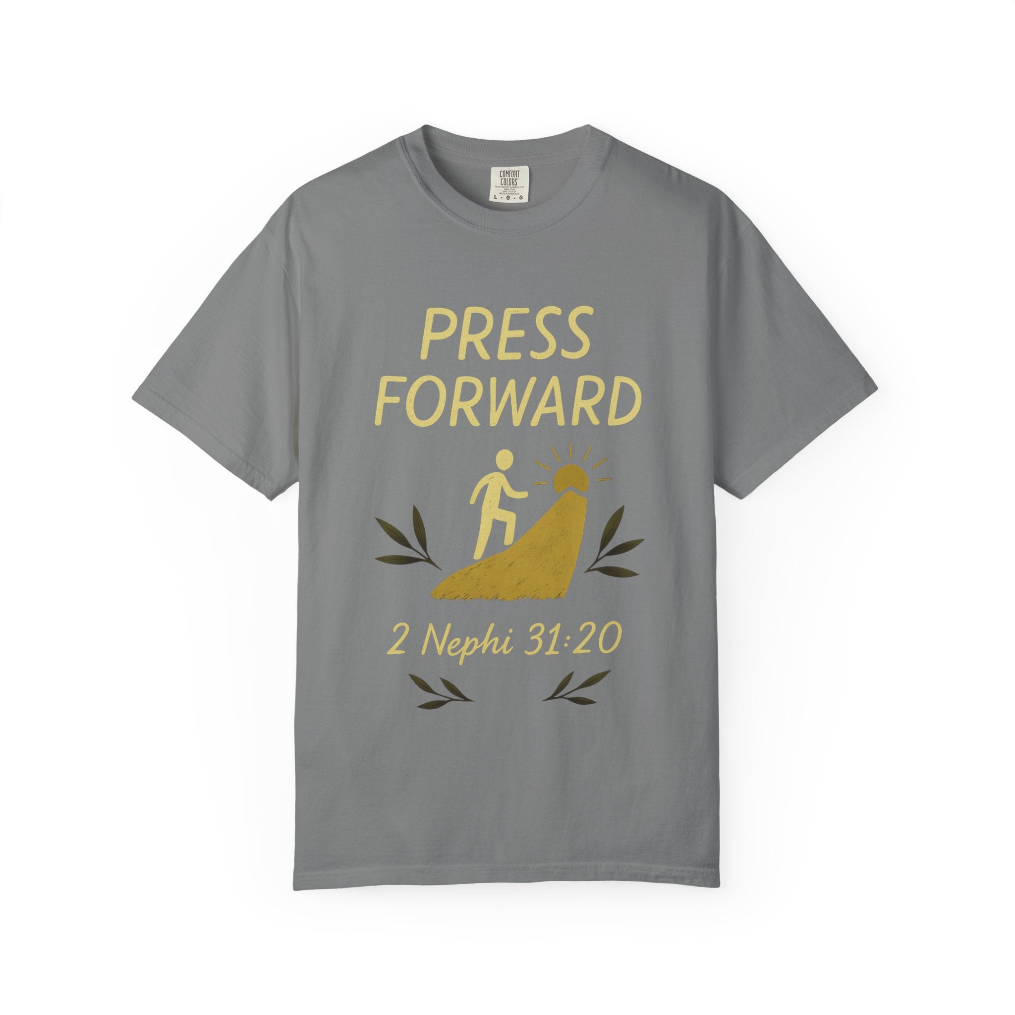 "Press Forward" Unisex Garment-Dyed T-shirt