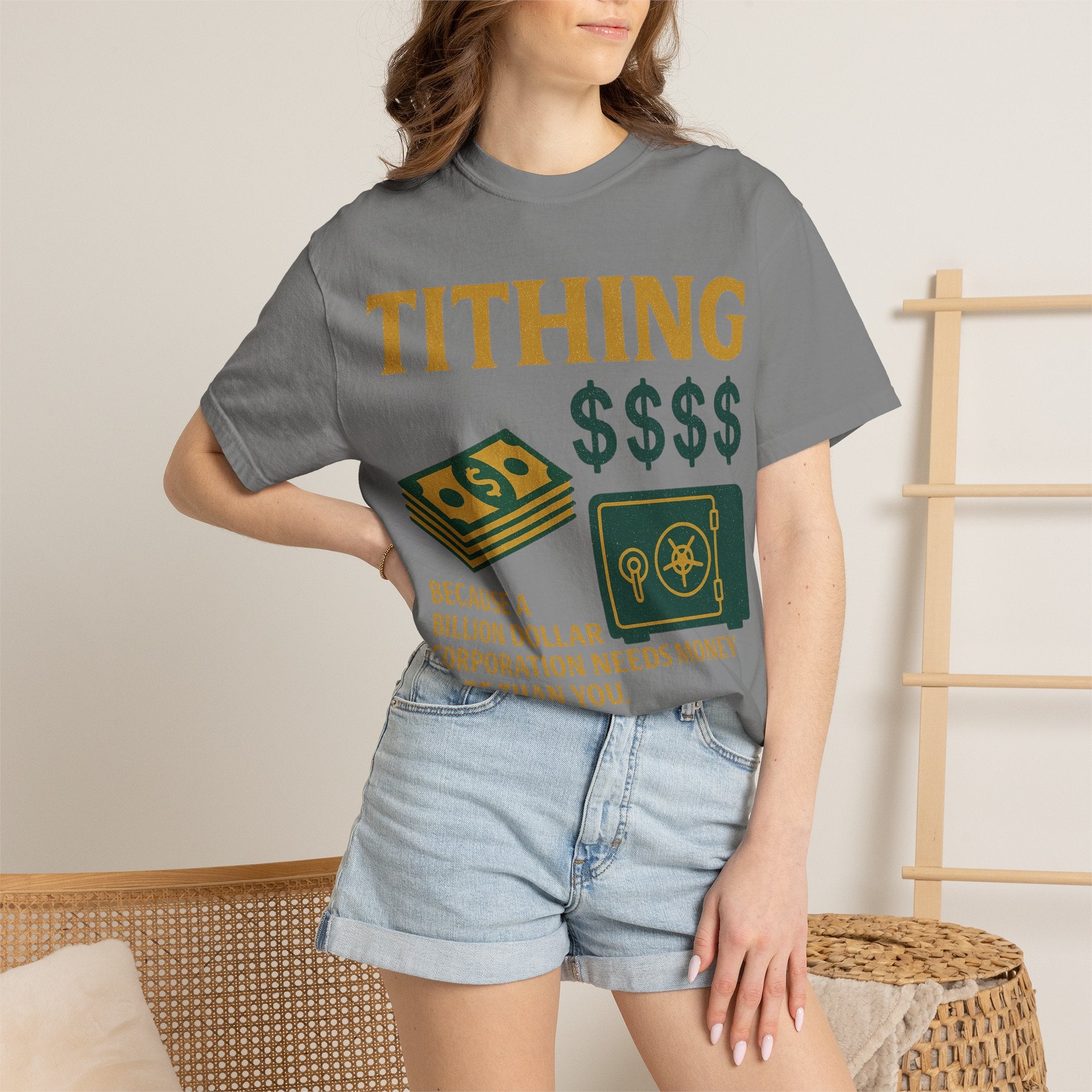 "Corporate Charity" Unisex Garment-Dyed T-shirt