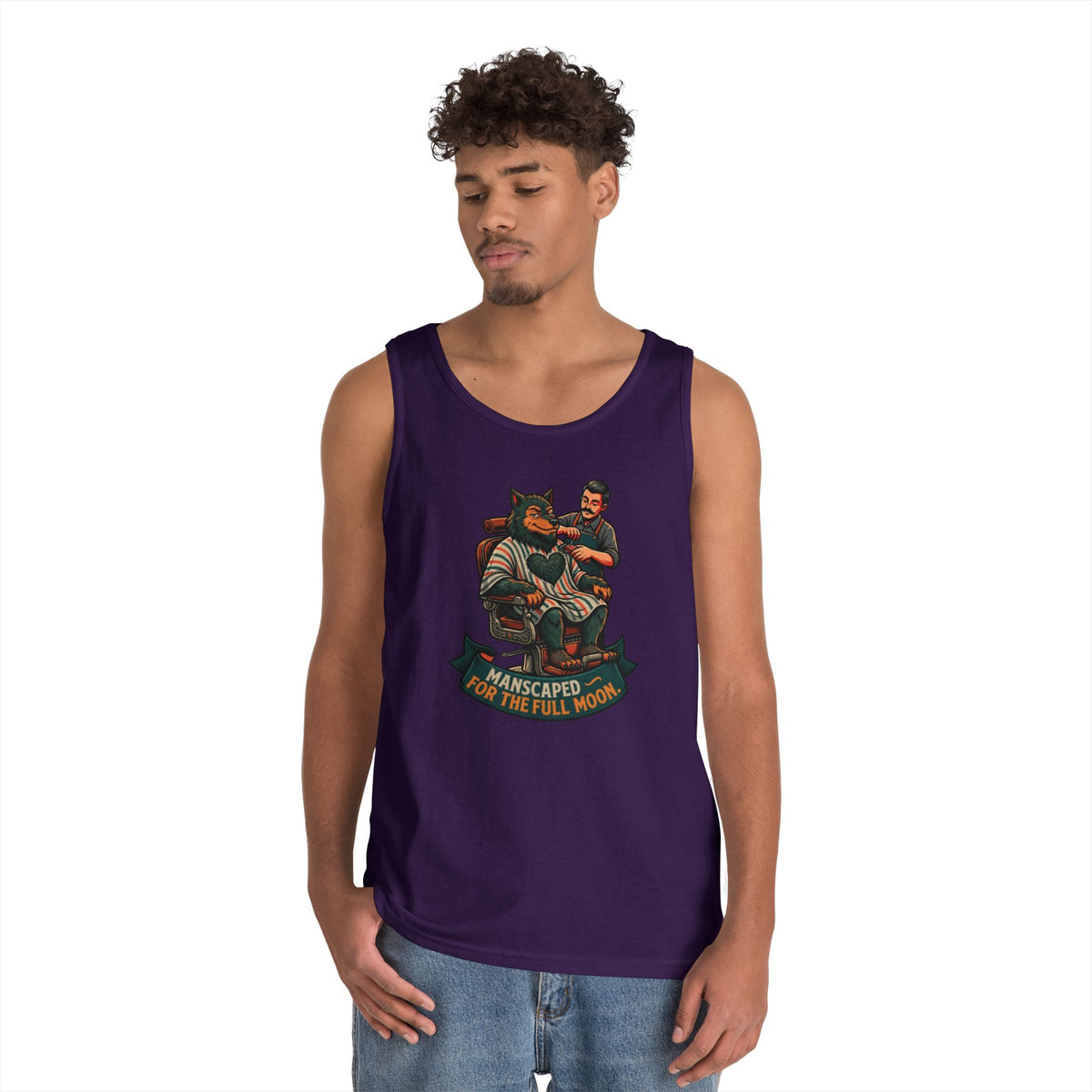 "Manscaped for the Full Moon" Tank Top