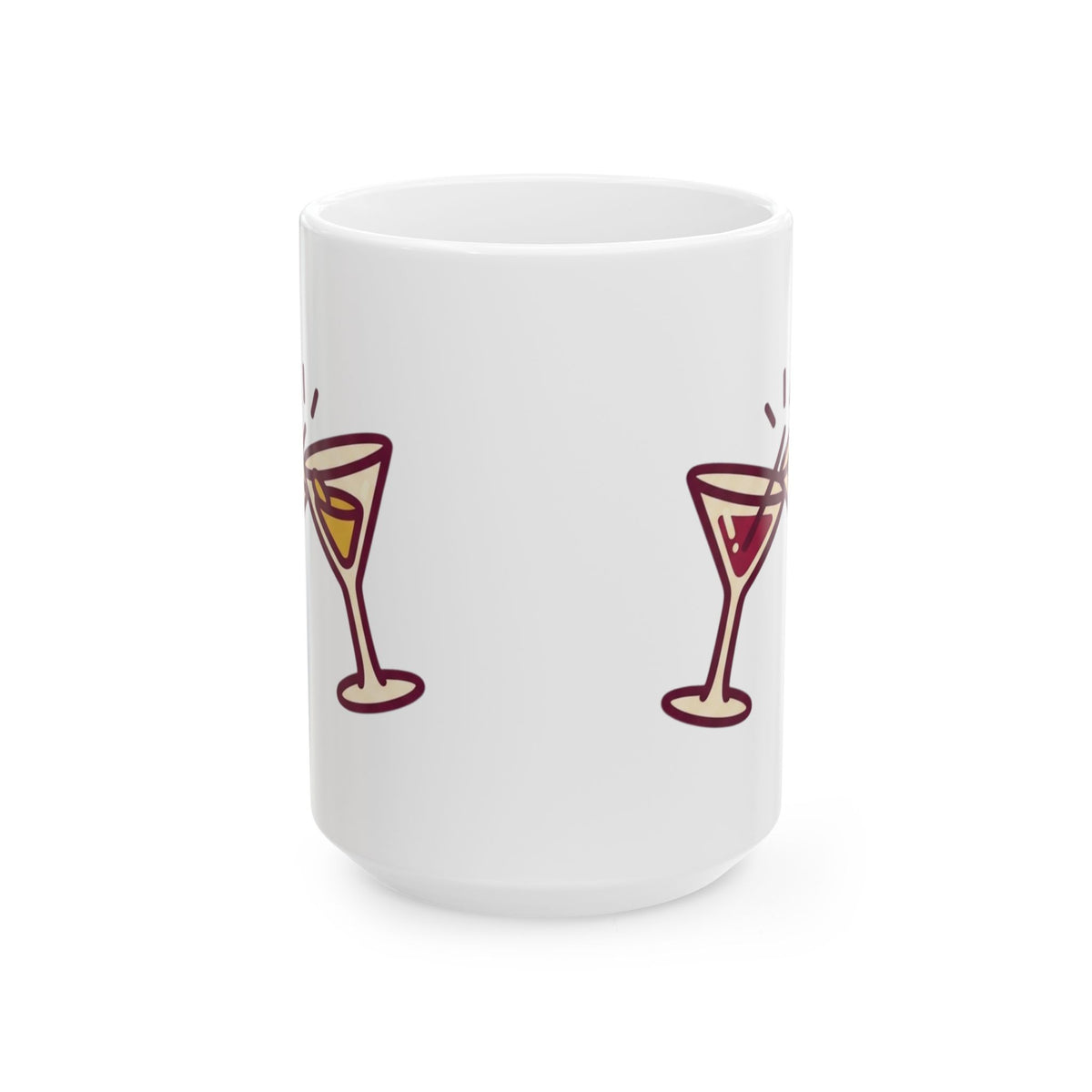"Thanksgiving Regrets" White Ceramic Mug — Graphic