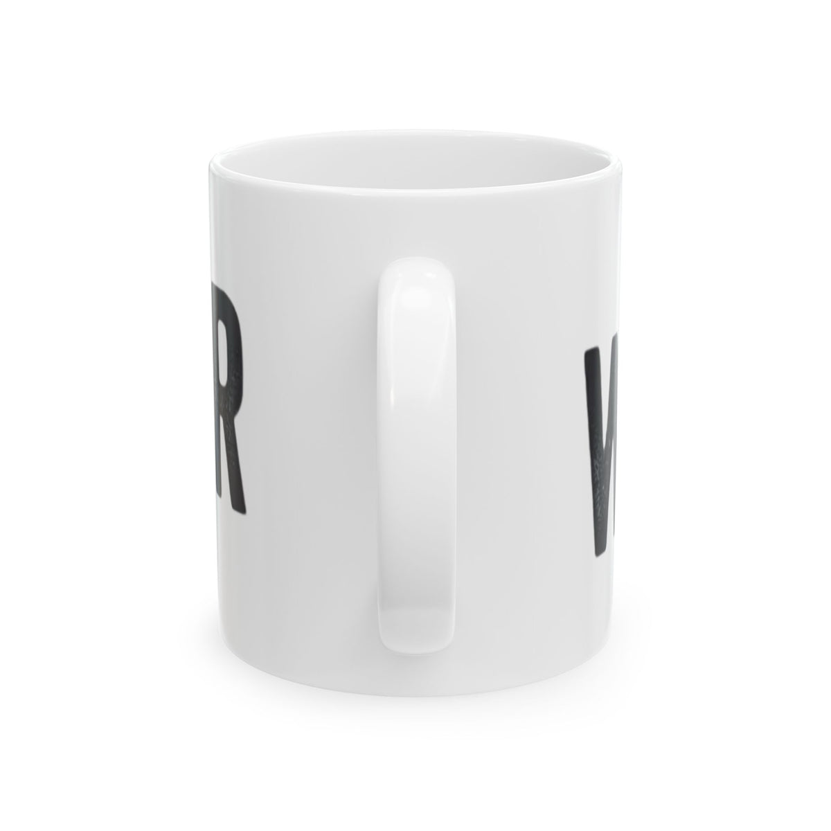 "Fa La La La Fine Whatever" White Ceramic Mug — Graphic