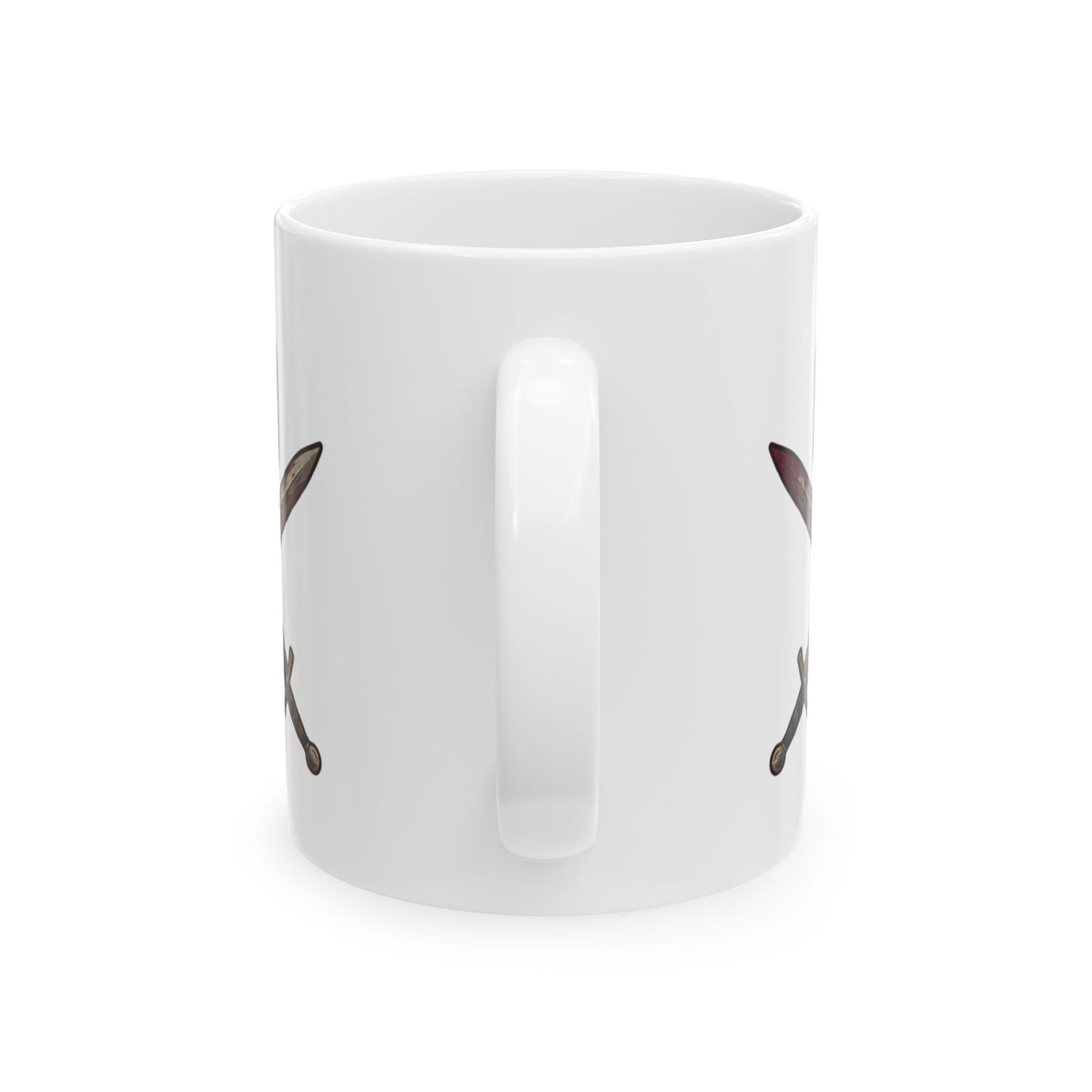 "Good Book Series 200 Foreskins" White Ceramic Mug — Graphic