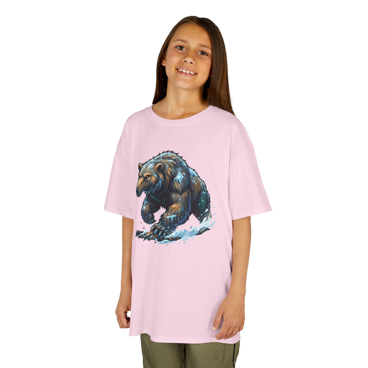 Color: Light Pink | Alioat (Siberian Folklore) Kids Tee