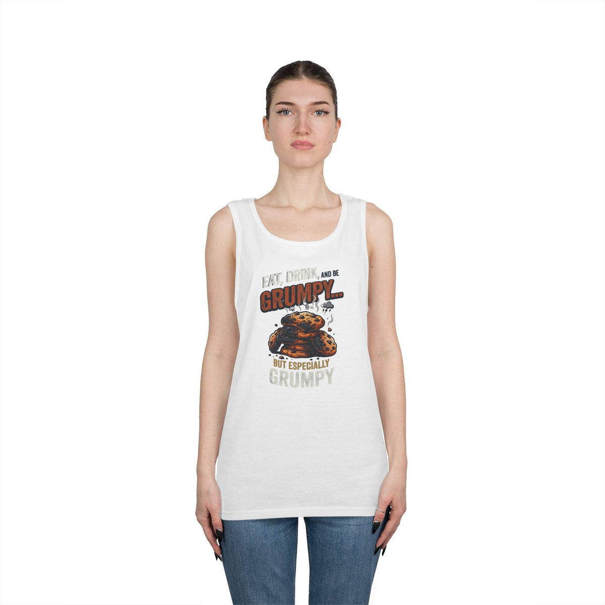"Eat Drink And Be Grumpy" Tank Top