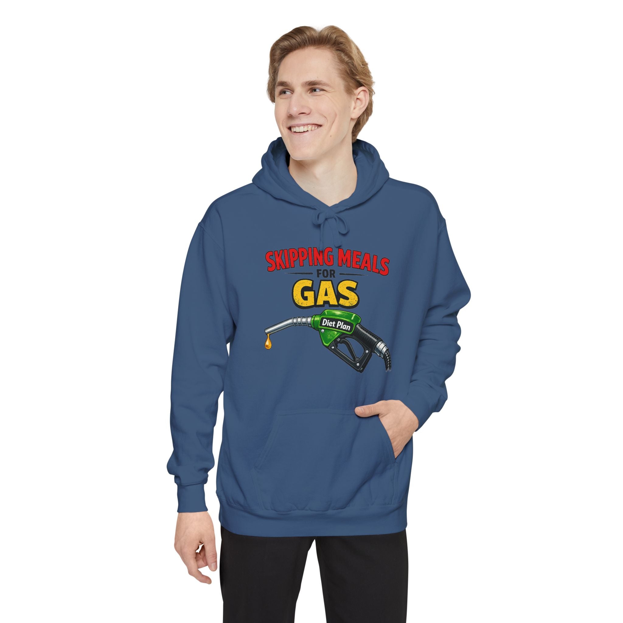 My Gas Diet Plan | Garment-Dyed Hoodie — AttitudeShirts