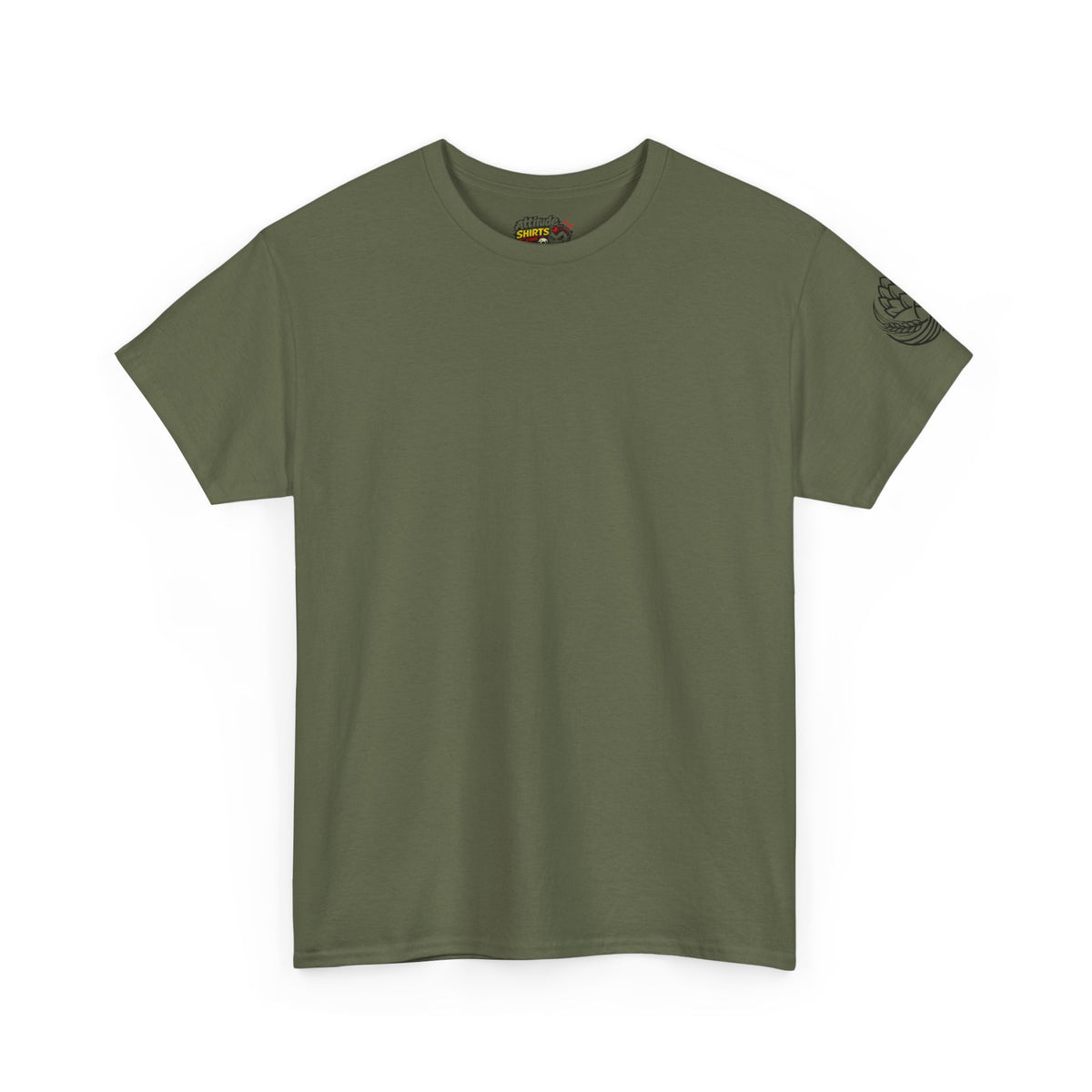 Color: Military Green | The Beer Always Wins Premium Graphic Tee