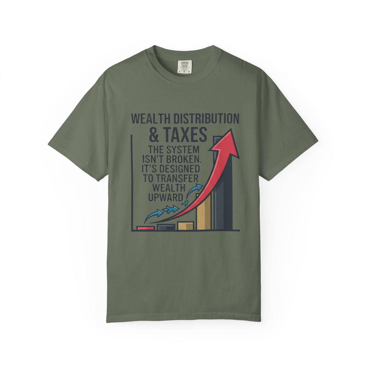 "Protest Series - Follow The Money" Unisex Garment-Dyed Tee