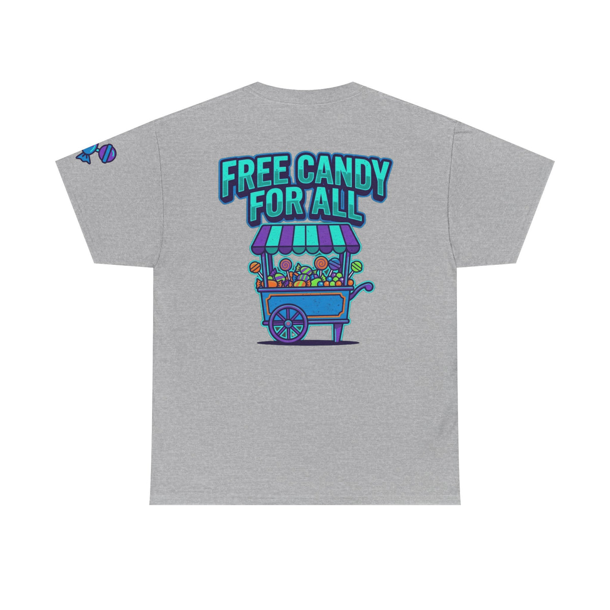 Color: Sport Grey | Free Candy For All Premium Graphic Tee