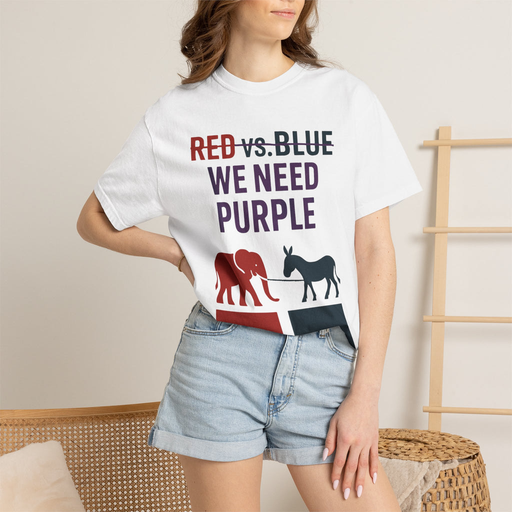 "he Lesser Evil Election" Unisex Garment-Dyed T-shirt