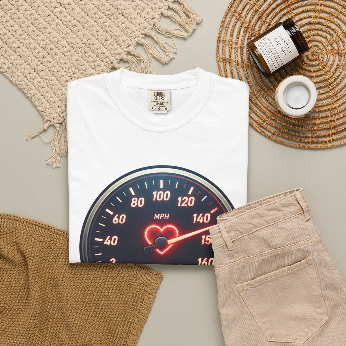 "Full Throttle Tonight" Unisex Garment-Dyed Tee