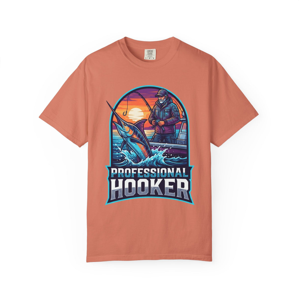 Color: Terracotta | Professional Hooker Unisex Garment-Dyed Tee