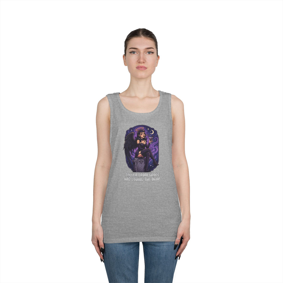 Color: Sport Grey | Fallen From Grace and Loving the Drop Tank Top