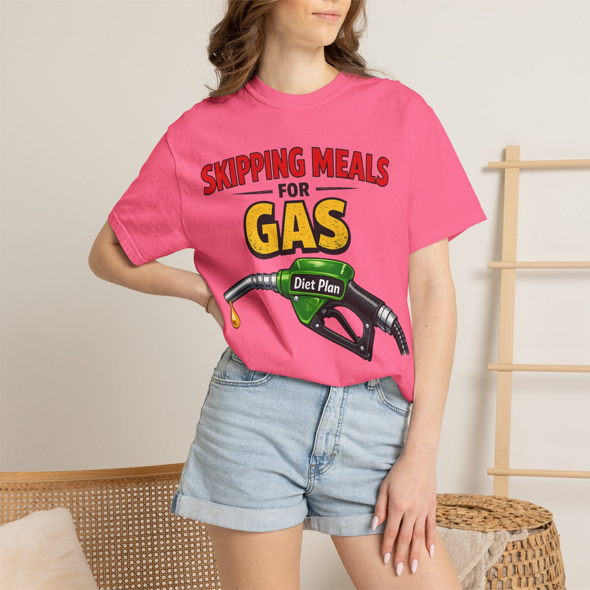 Color: Crunchberry | The High-Octane Diet Plan Unisex Garment-Dyed T-shirt