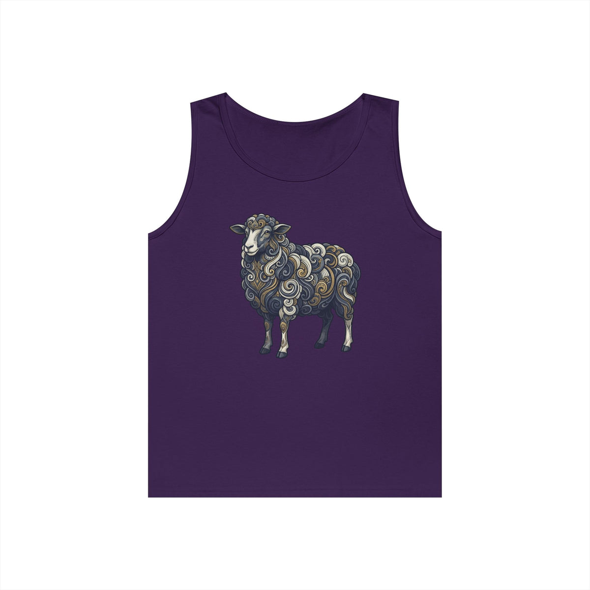 Color: Purple | Barnyard Sheep Tank Top