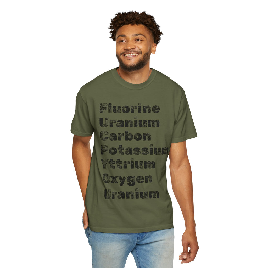 "Periodic Salt" Unisex Garment-Dyed T-shirt