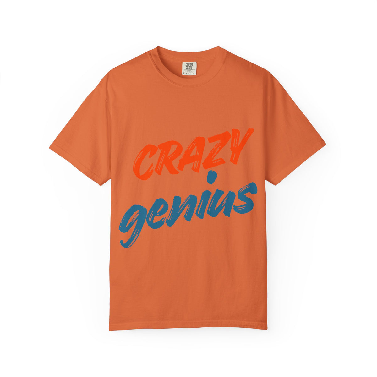 Color: Burnt Orange | Crazy Genius Unisex Garment-Dyed T-shirt