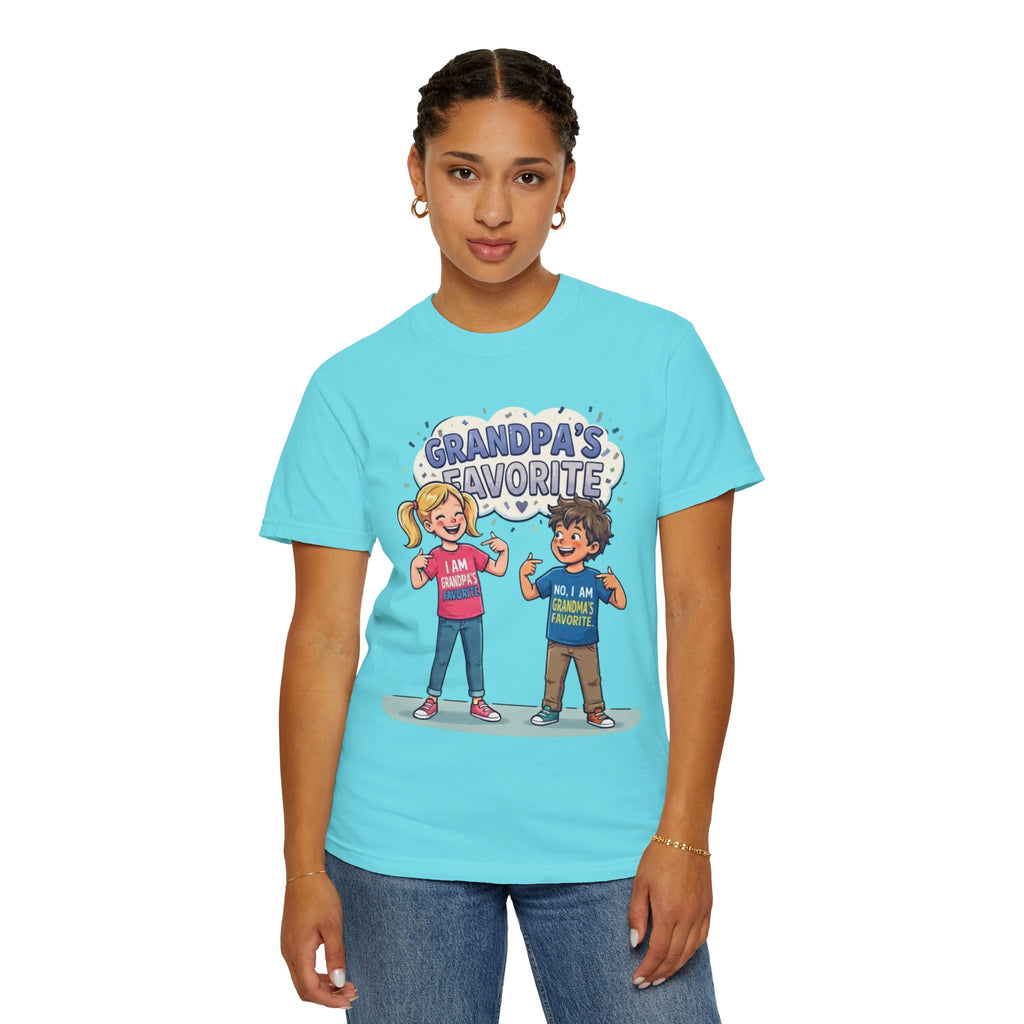 "Grandpa's Favorite" Unisex Garment-Dyed Tee