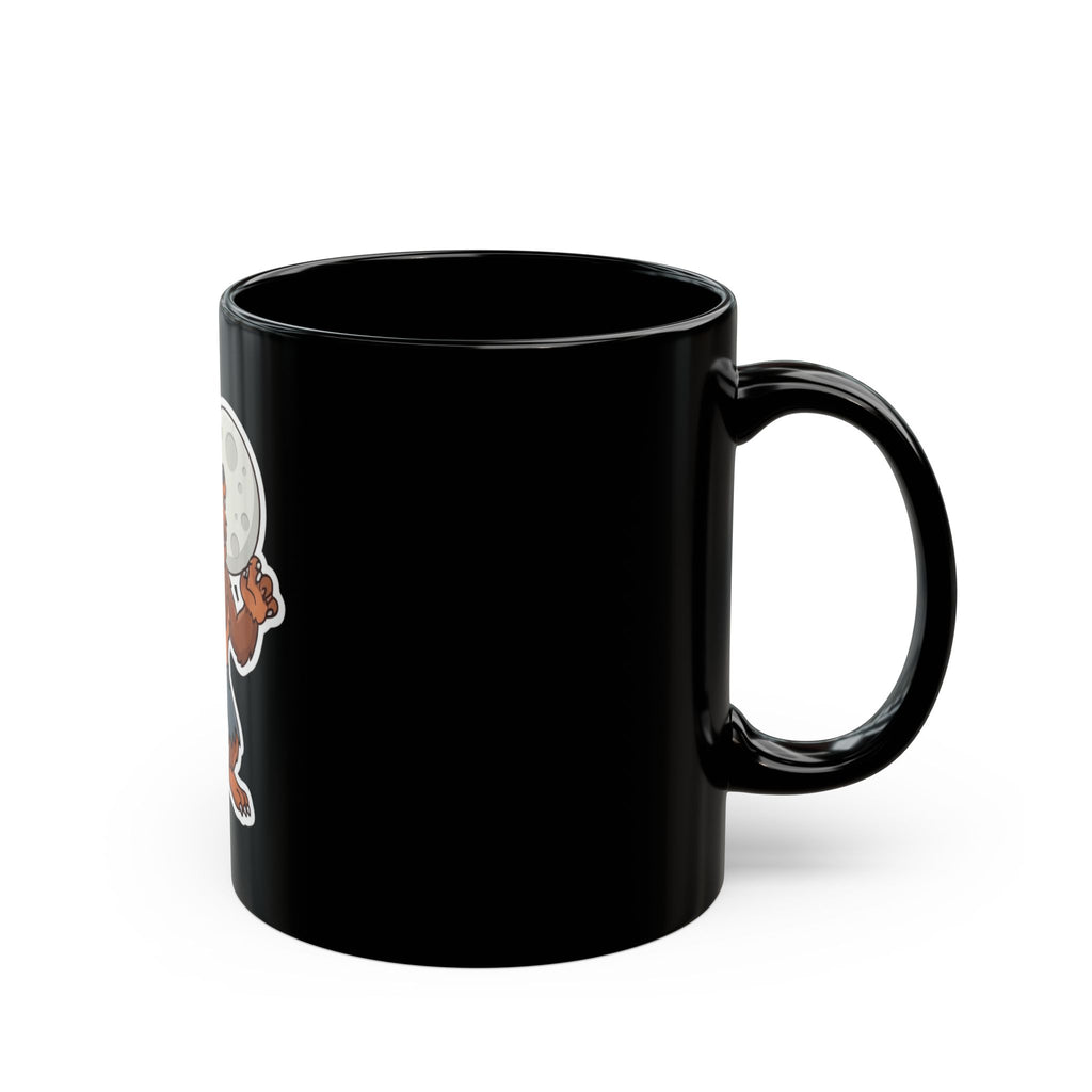 "Werewolf" Black Ceramic Mug