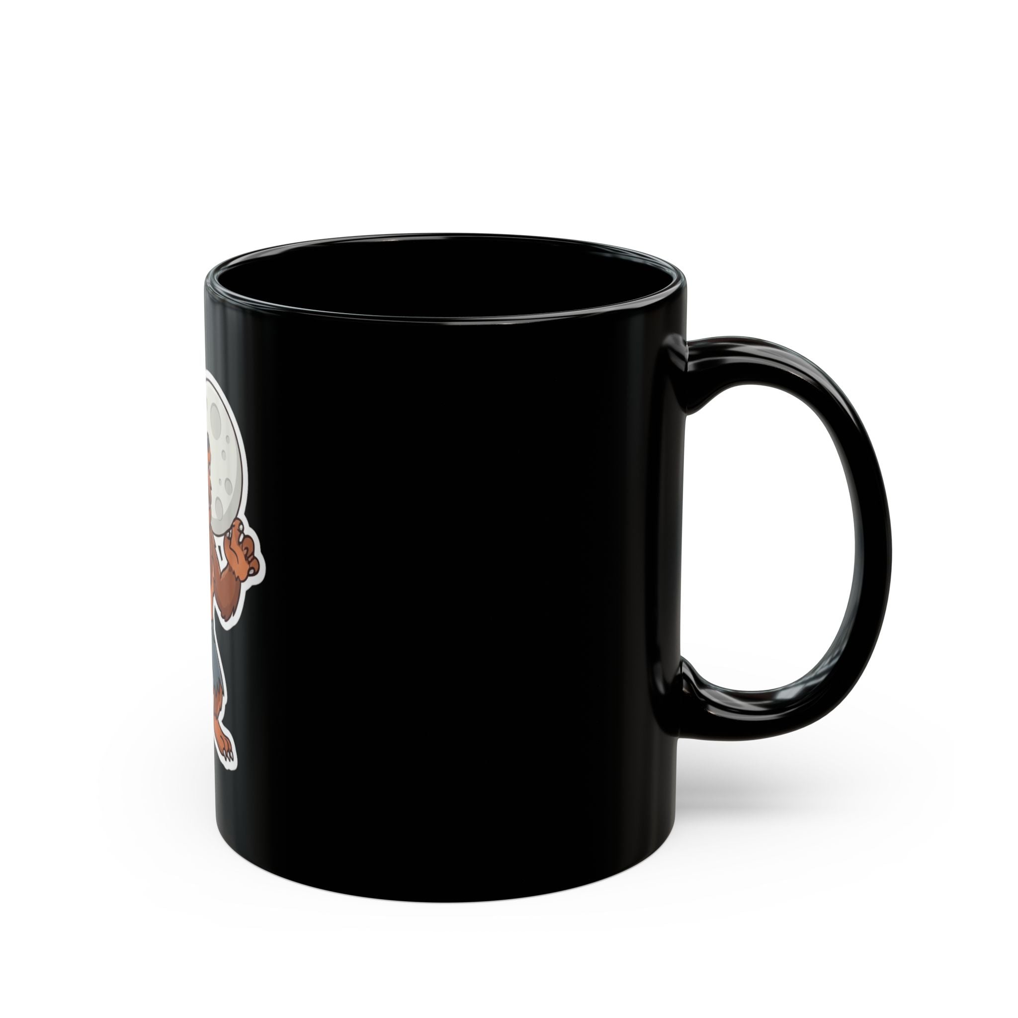 "Werewolf" Black Ceramic Mug