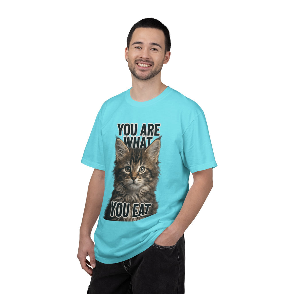 "You Are What You Eat - Cat 4" Unisex Garment-Dyed T-shirt