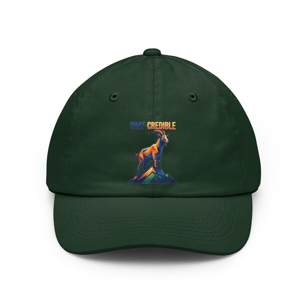 Color: Forest Green | Goat Credible Dad Hat